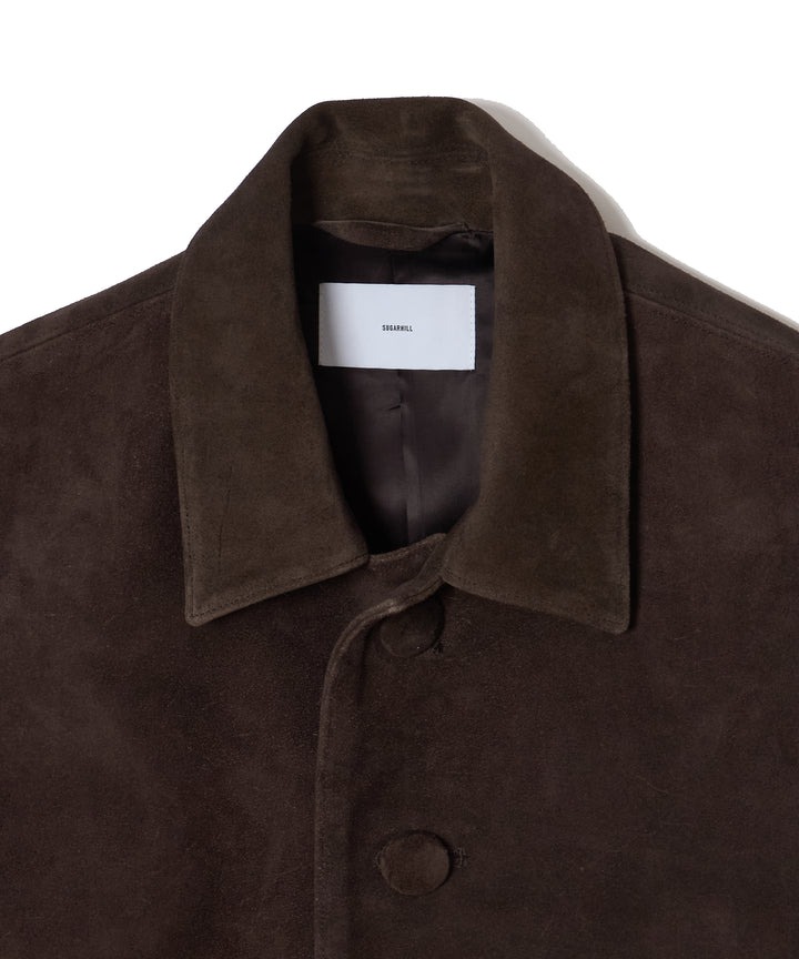 SUEDE LEATHER COAT