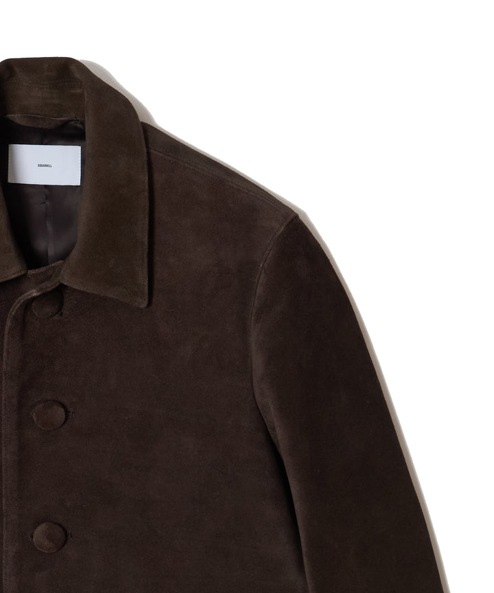 SUEDE LEATHER COAT