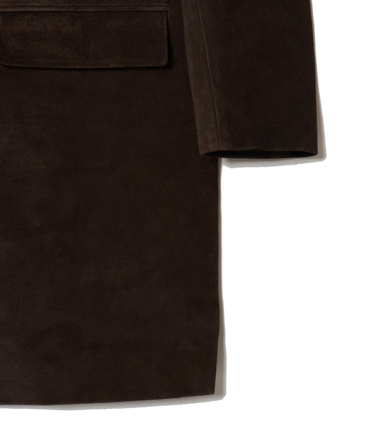 SUEDE LEATHER COAT