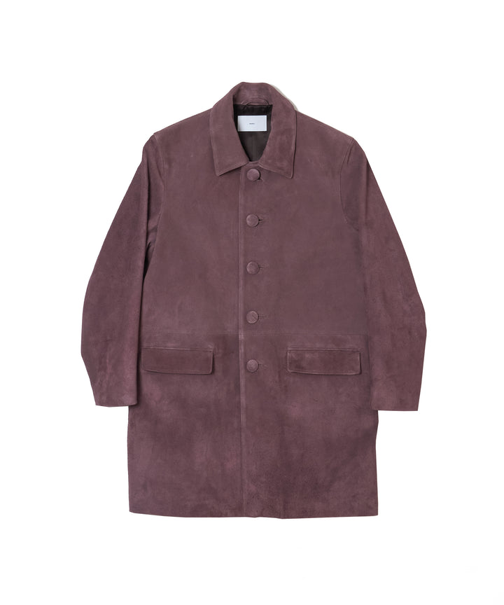 SUEDE LEATHER COAT