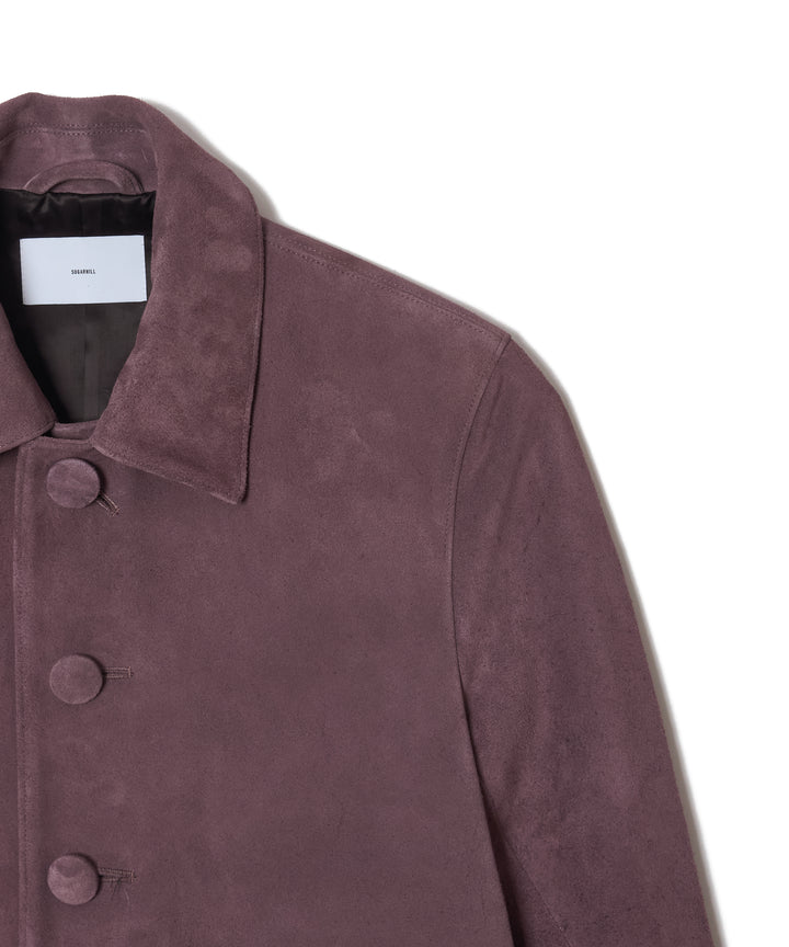 SUEDE LEATHER COAT