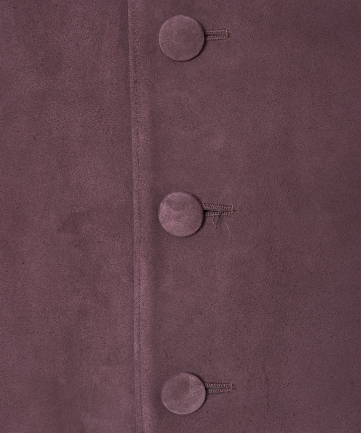 SUEDE LEATHER COAT