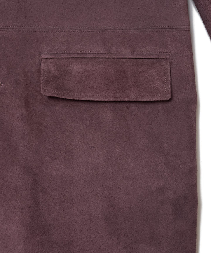 SUEDE LEATHER COAT