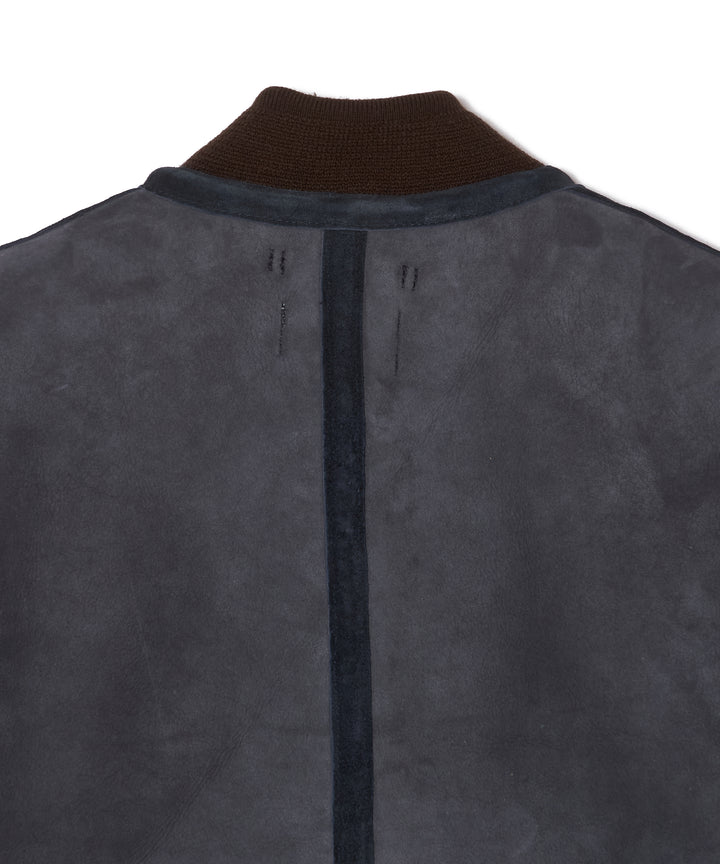 SHERRING LEATHER MA-1 JACKET