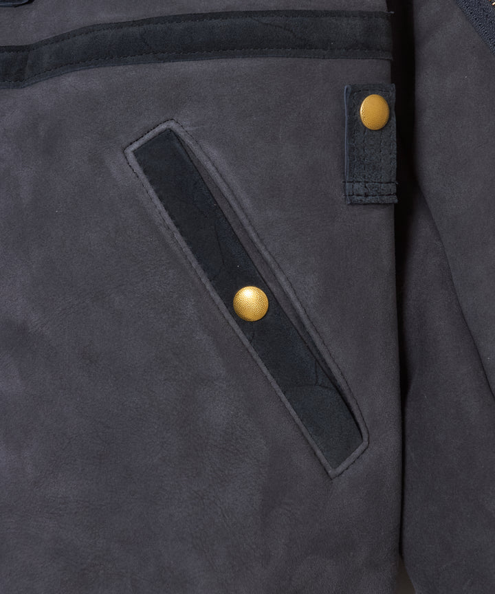 SHERRING LEATHER MA-1 JACKET