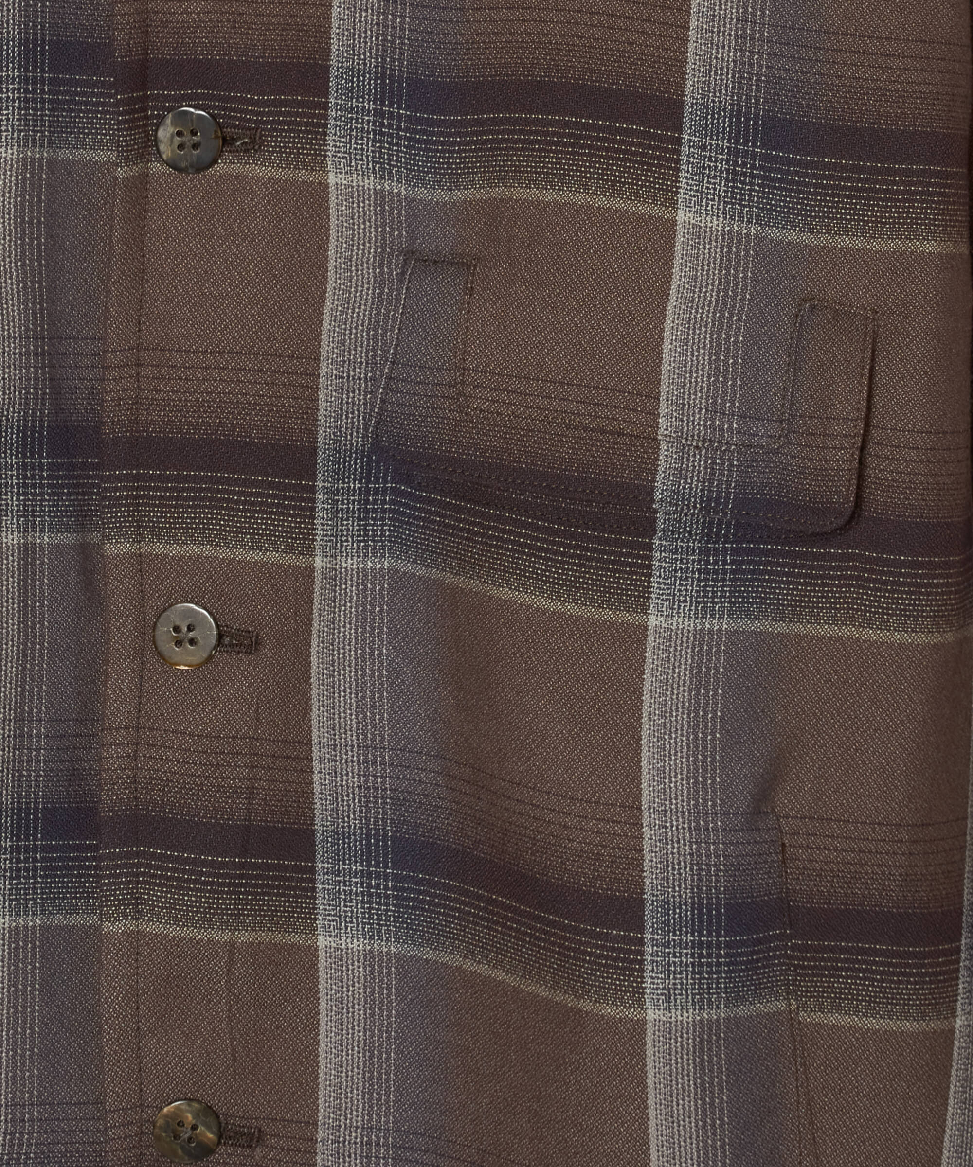 OMBRE PLAID FLAP POCKET SHIRTS – SUGARHILL TOKYO