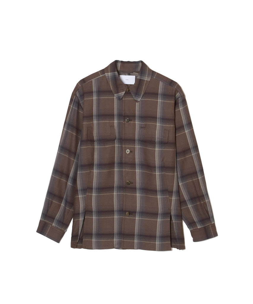 SUGARHILL OMBRE PLAID PANEL POCKET 【SUGARHILL】OMBRE PLAID FLAP