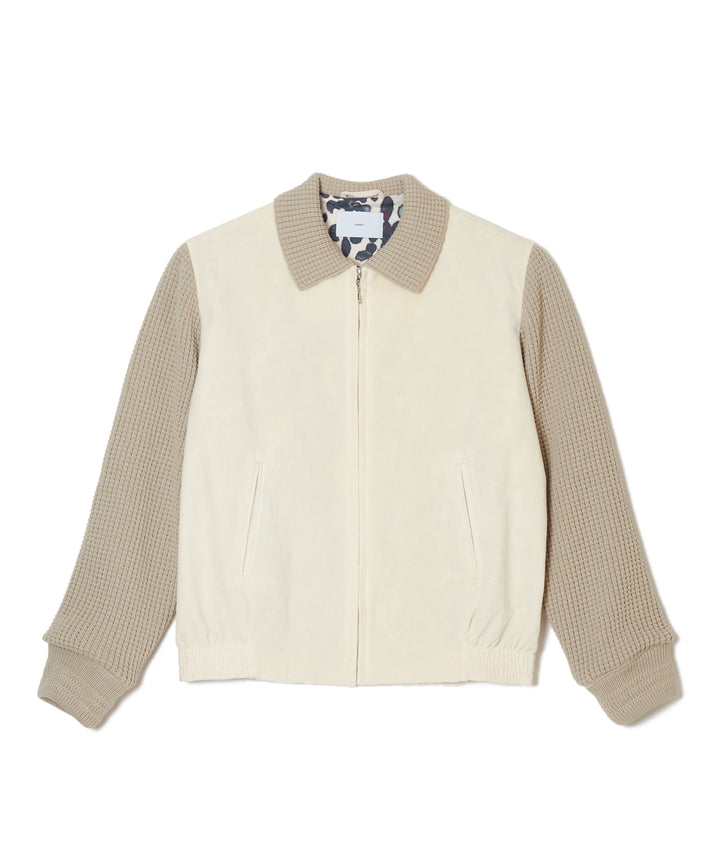 KNIT VELOR JACKET