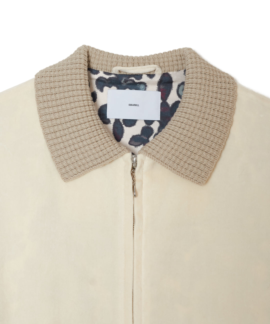 KNIT VELOR JACKET