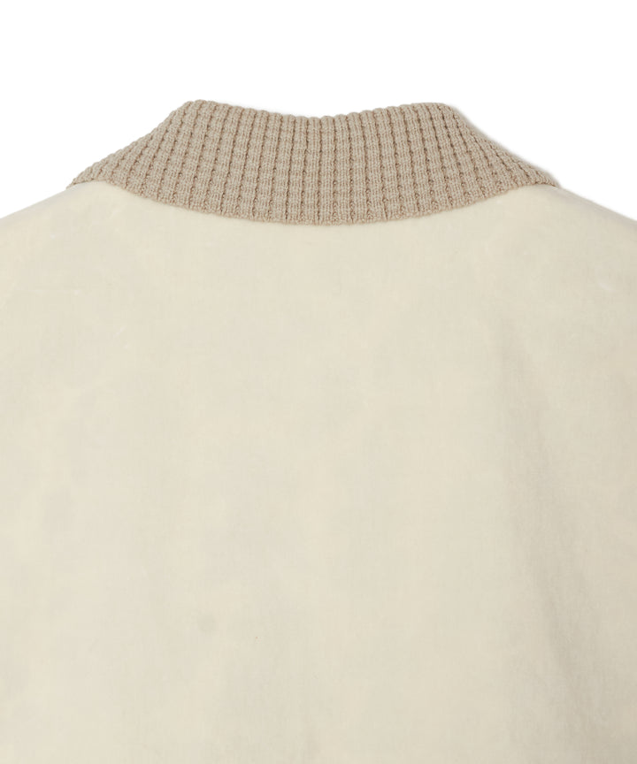 KNIT VELOR JACKET