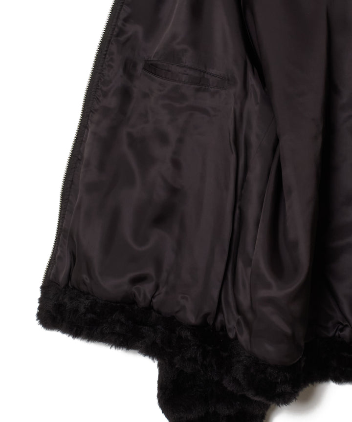 FUR DOUBLE ZIP JACKET