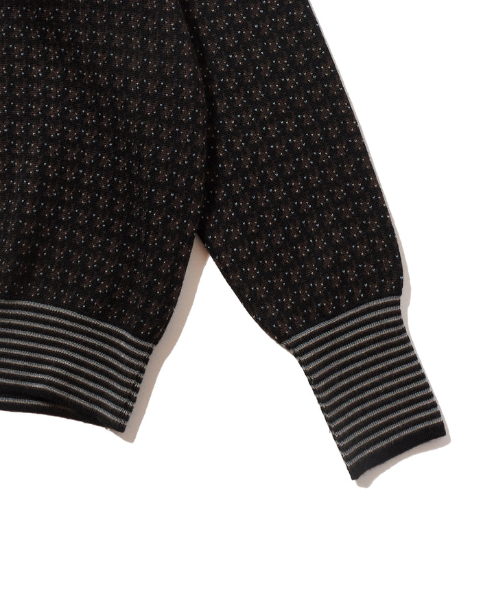 JACQUARD KNIT PULLOVER