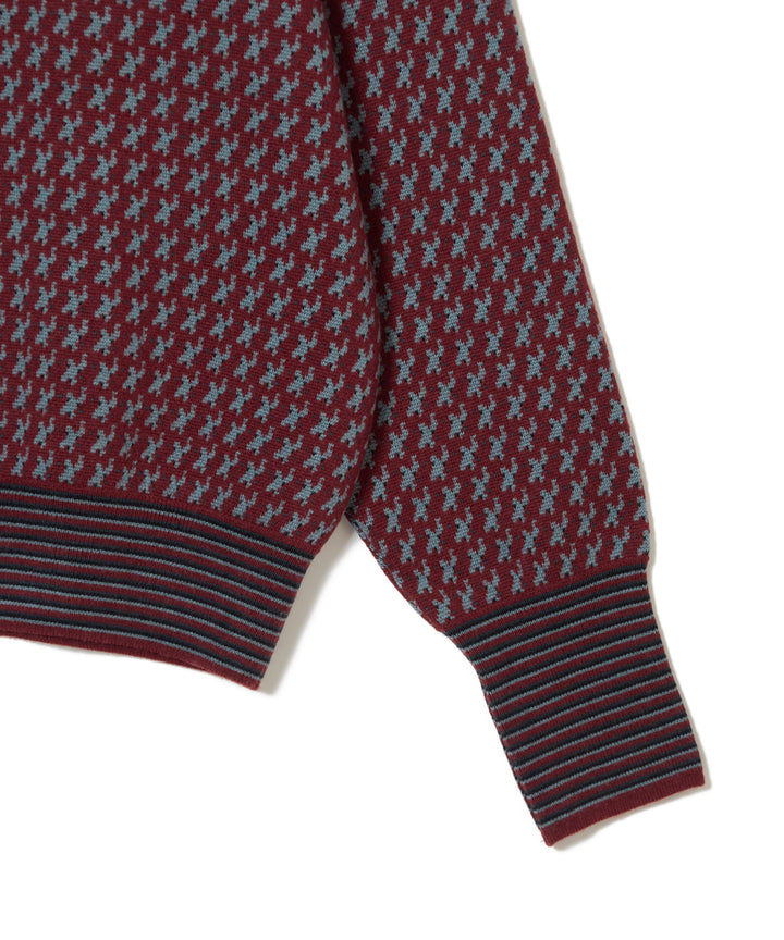 JACQUARD KNIT PULLOVER
