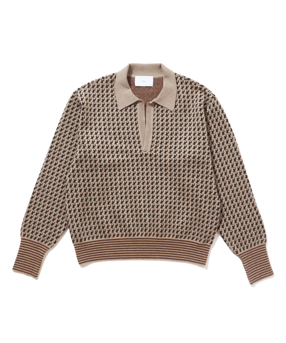JACQUARD KNIT POLO