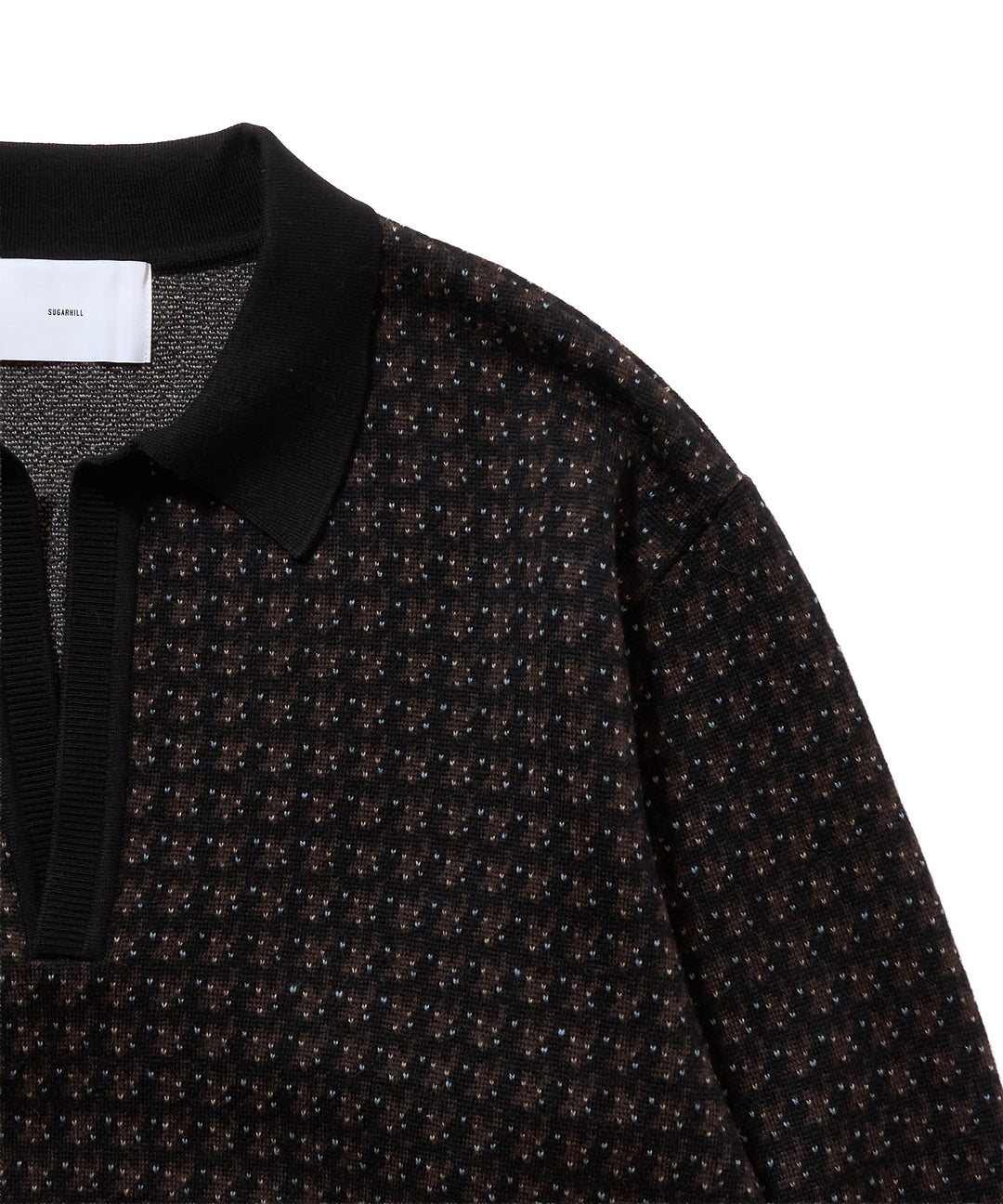 JACQUARD KNIT POLO