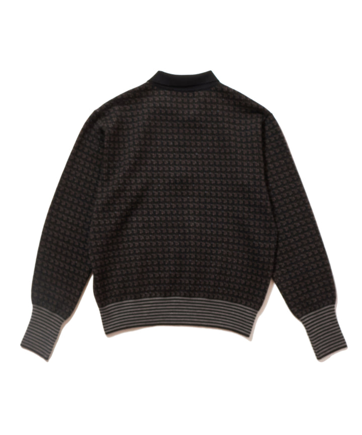 JACQUARD KNIT POLO