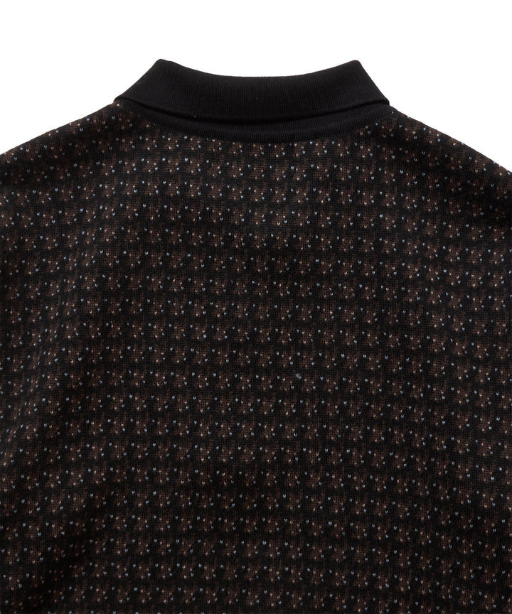 JACQUARD KNIT POLO