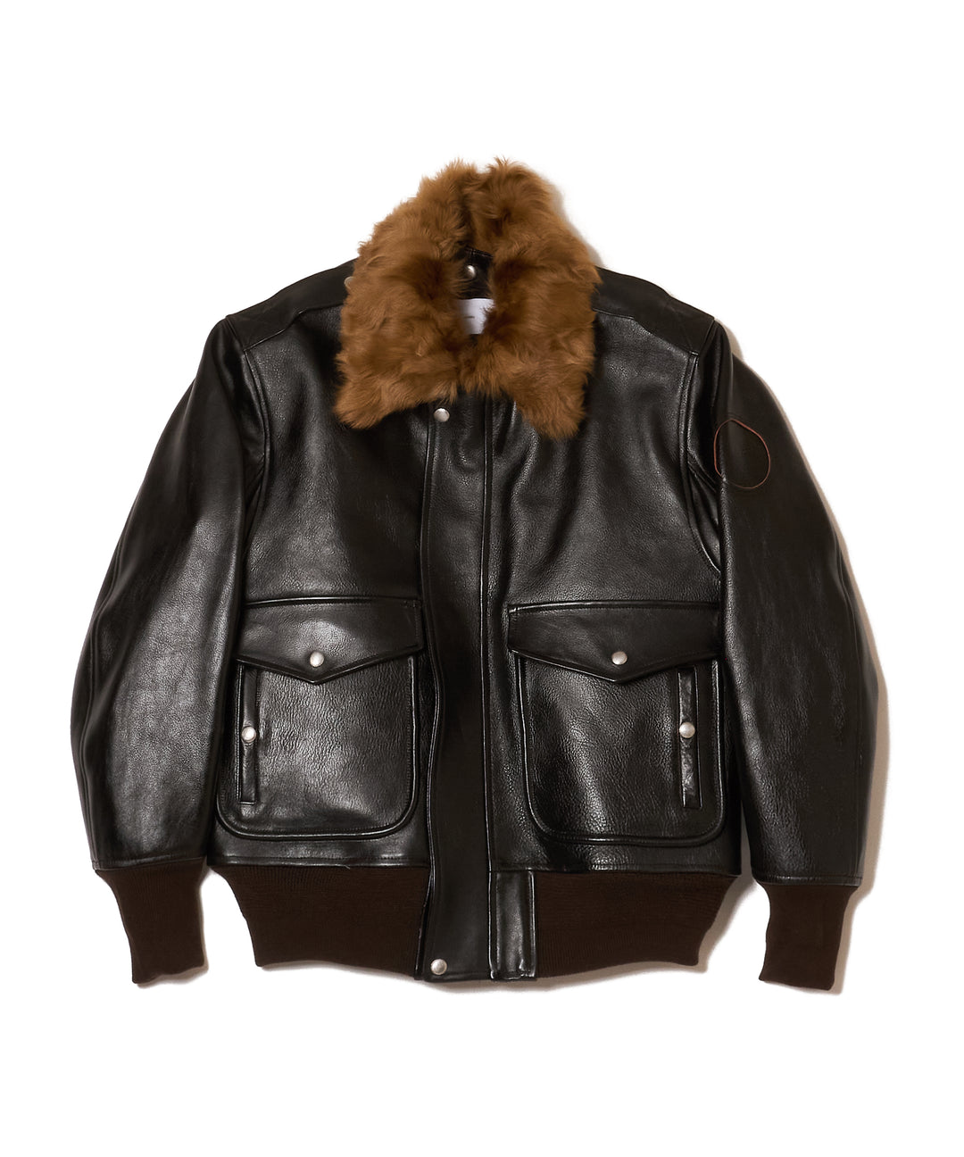 SHRINK LEATHER G-1 JACKET