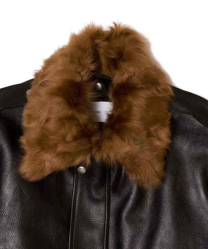 SHRINK LEATHER G-1 JACKET