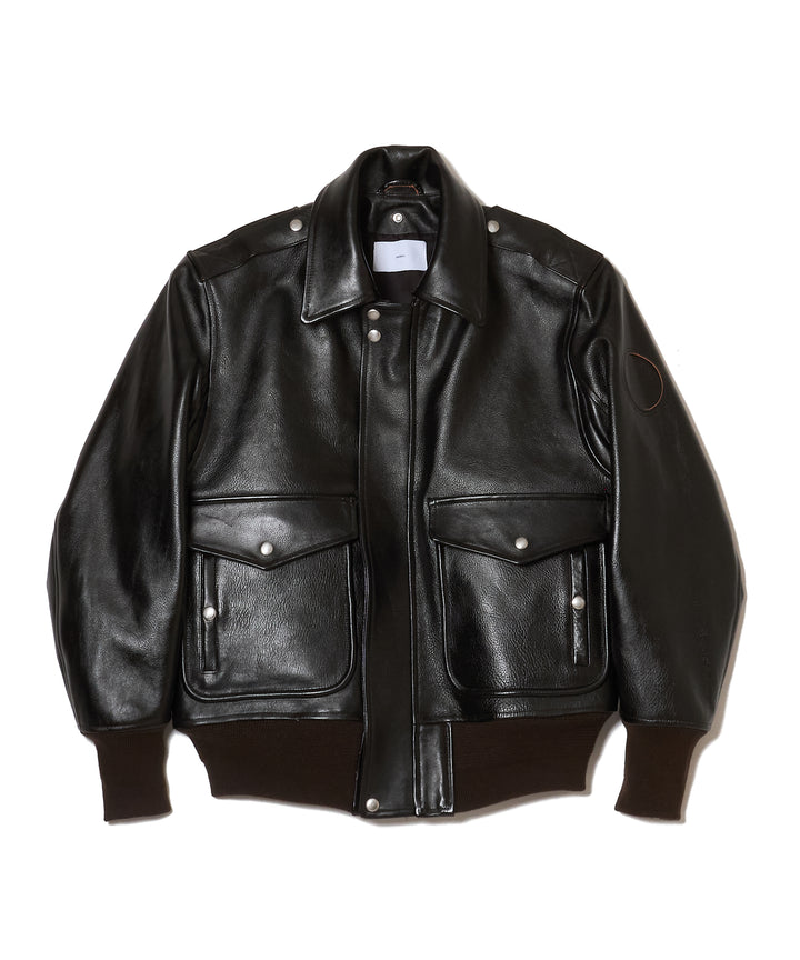 SHRINK LEATHER G-1 JACKET