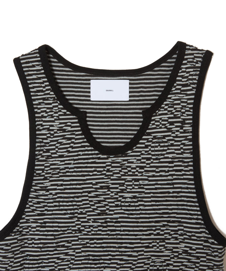 OPAL STRIPE TIGT TANK