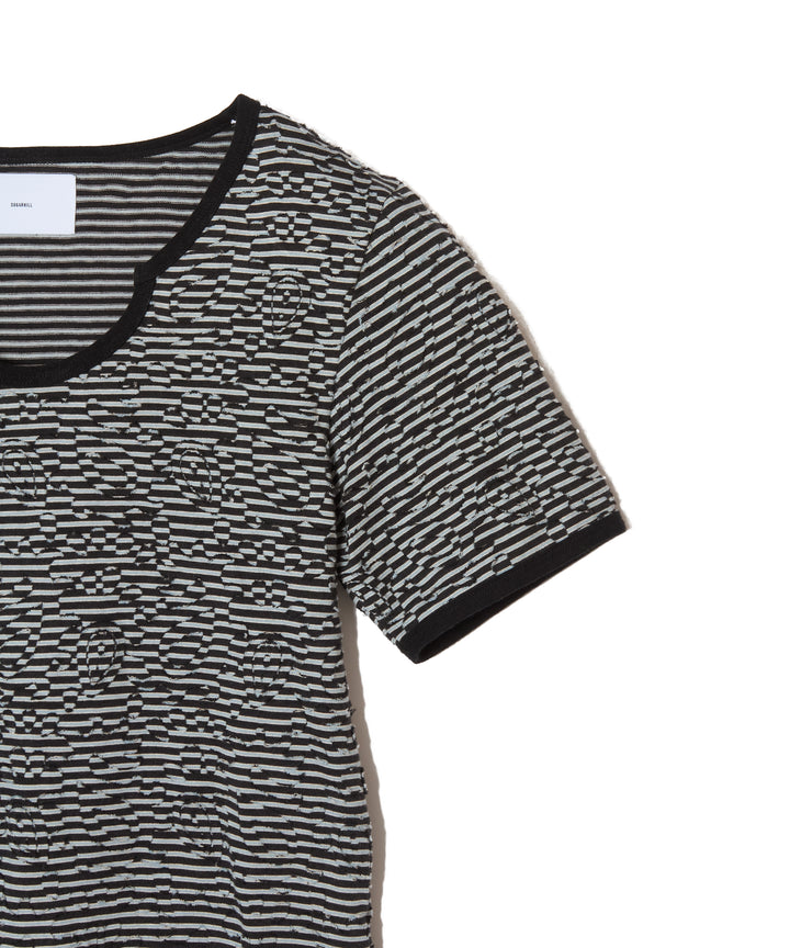 OPAL STRIPE TIGHT TEE