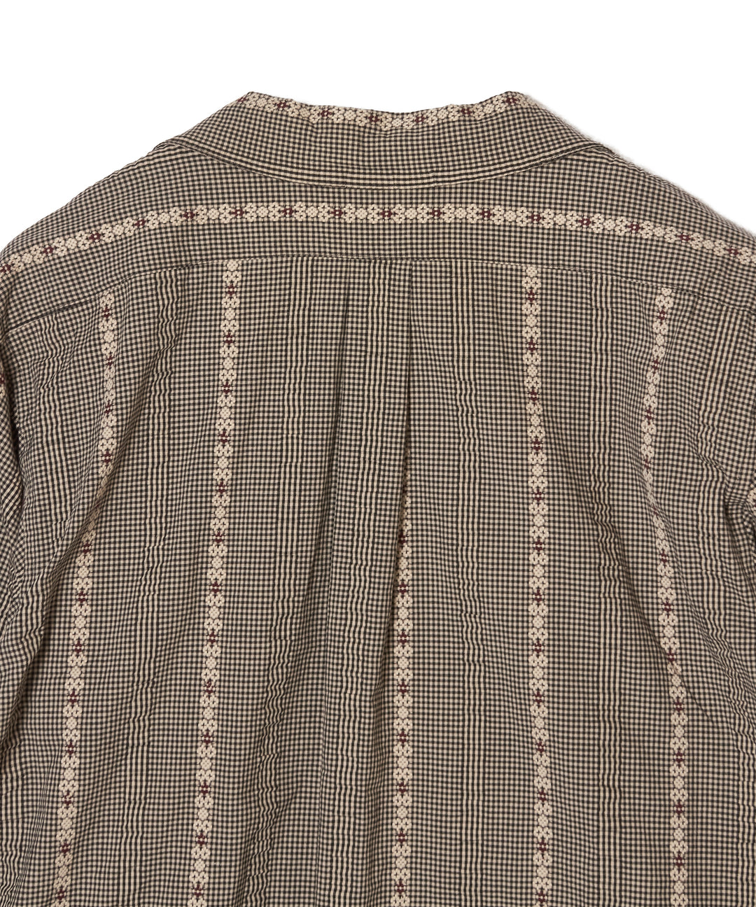 DOBBY OPEN COLLAR SHIRT