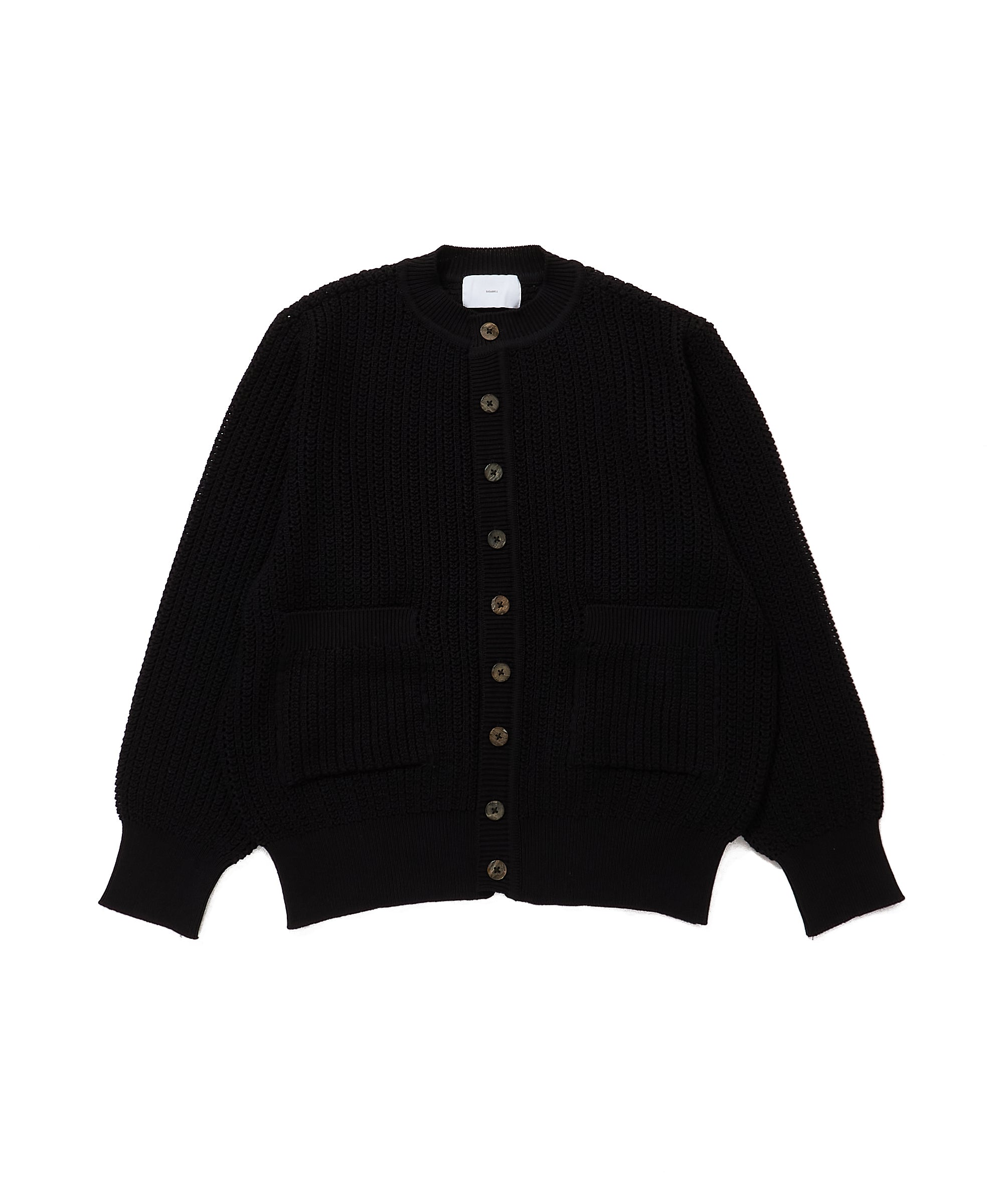 OPEN-WORK BUTTON KNIT – SUGARHILL TOKYO