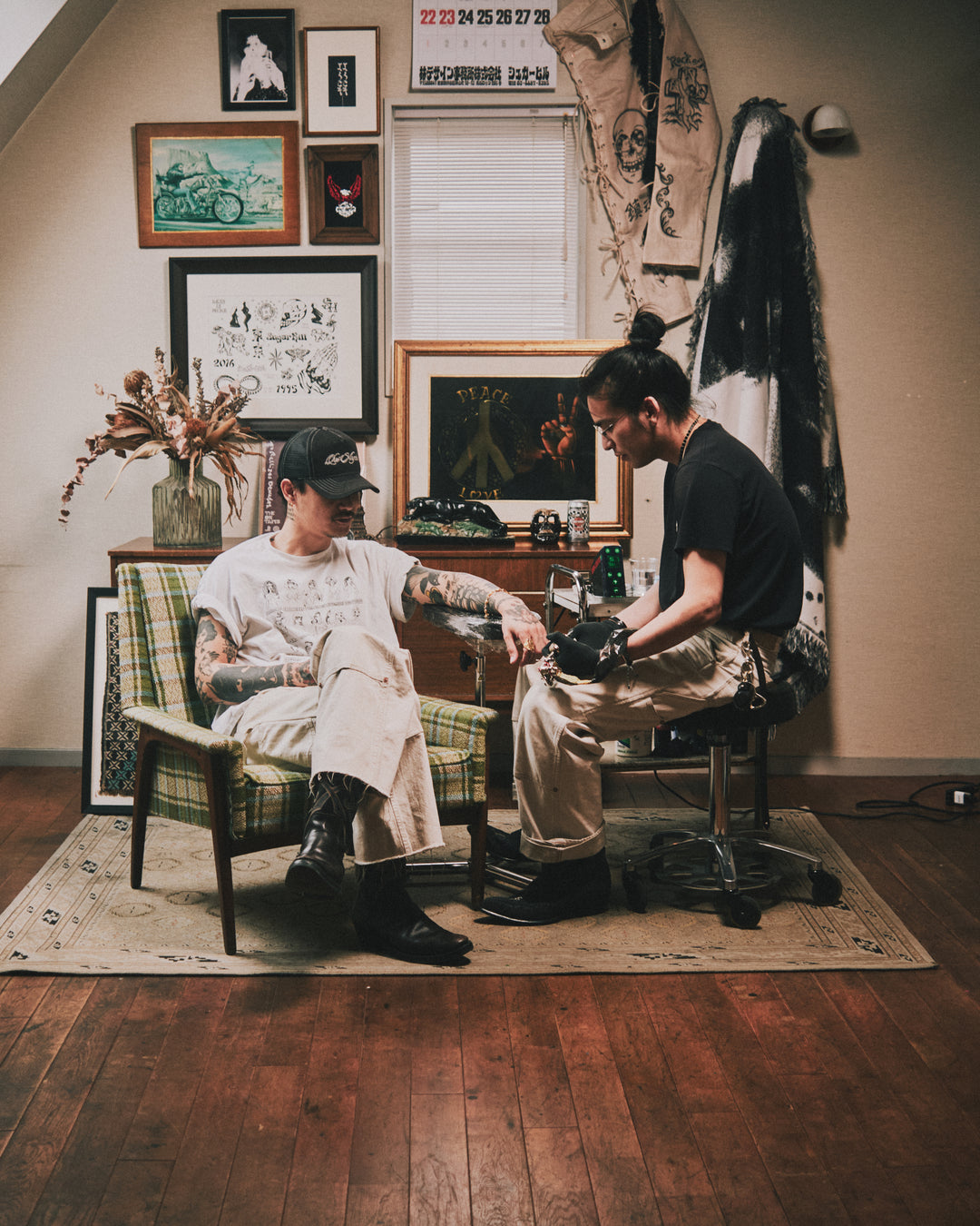 TATTOO FLASH PRINT DNEIM JACKET