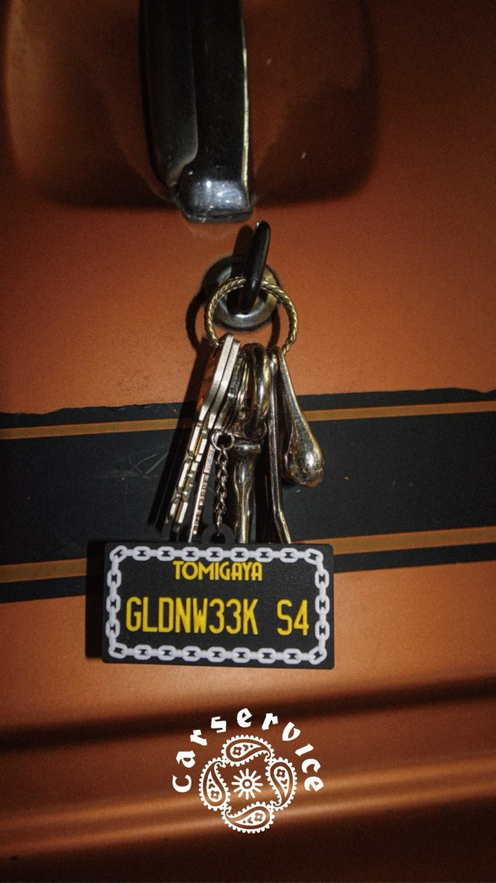 "CAR SERVICE" RUBBER KEY CHARM
