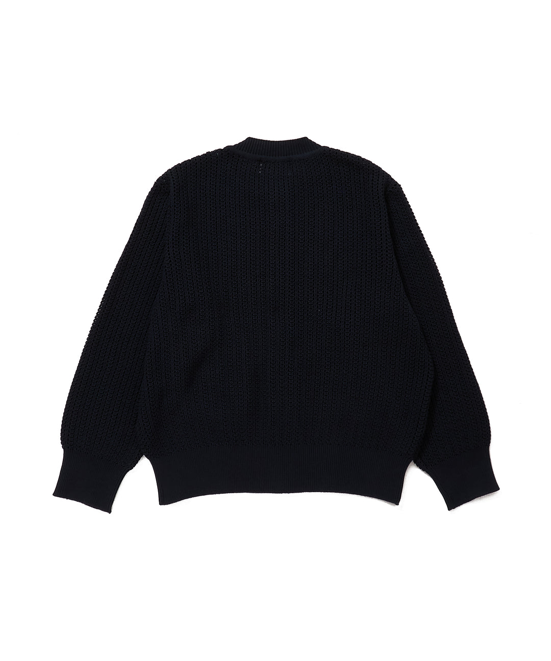 OPEN-WORK BUTTON KNIT