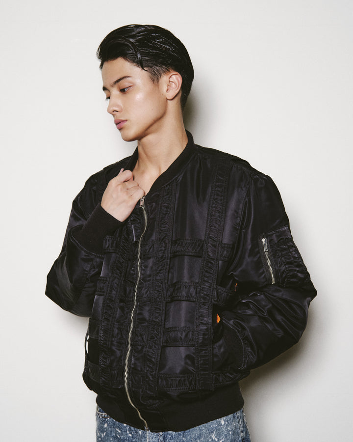 CAGED BOMBER JACKET