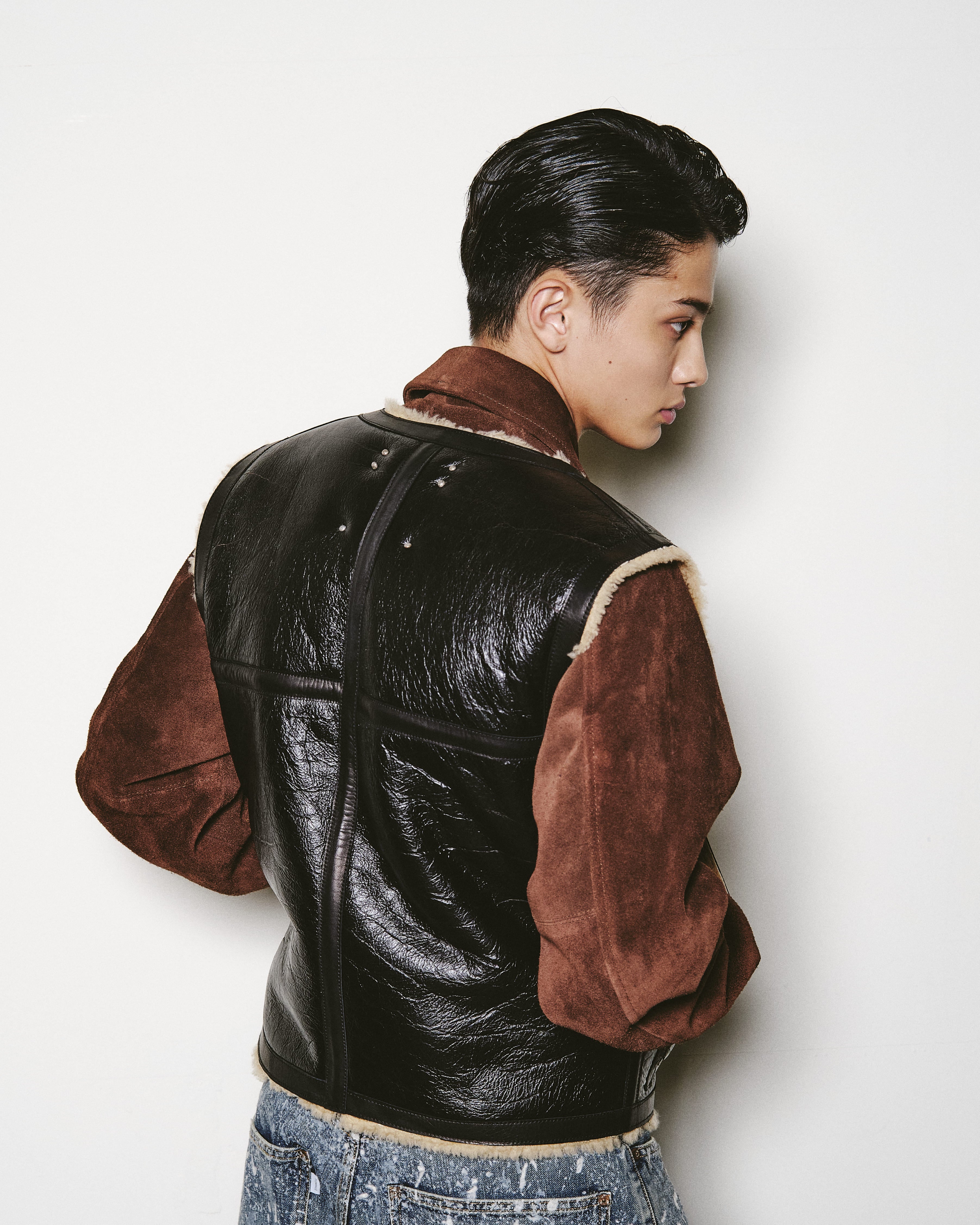 SHEARLING LEATHER VEST – SUGARHILL TOKYO