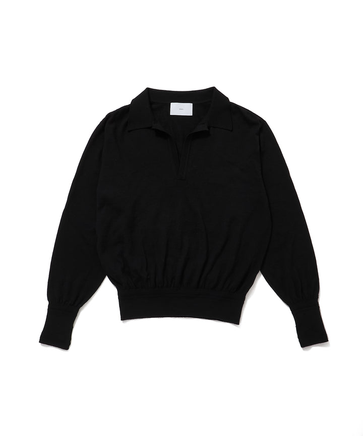 WOOL KNIT POLO