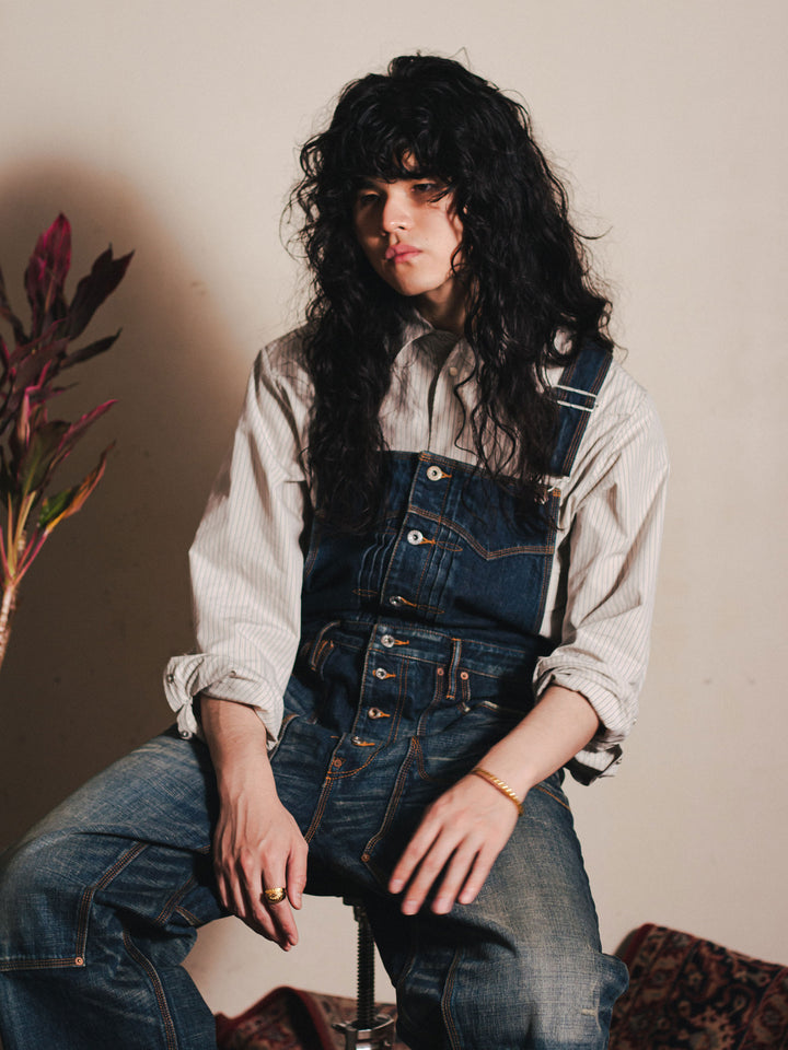 MUSTY FADED DENIM OVERALL