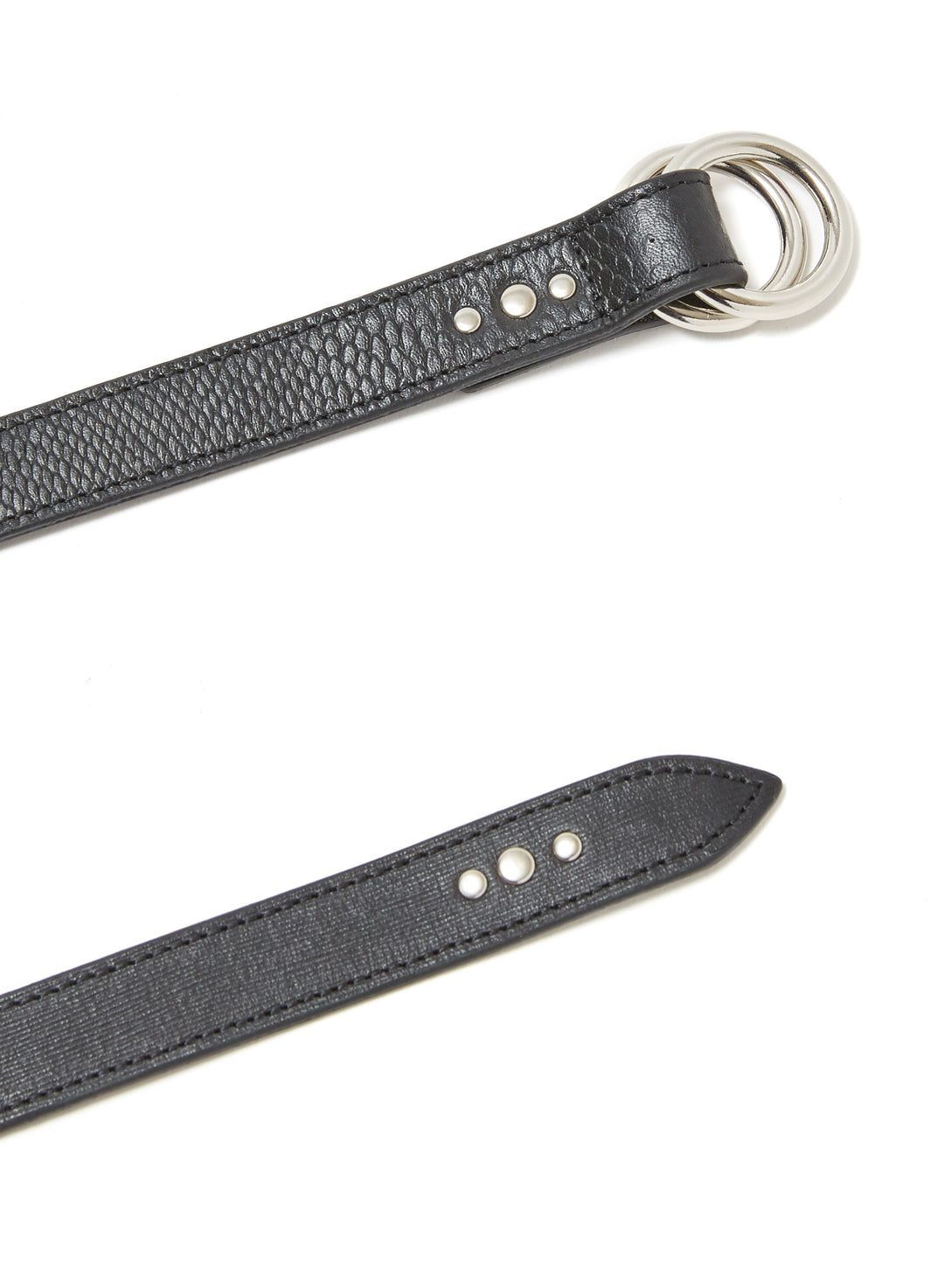 MULTI LEATHER BELT ELEGANT BLACK