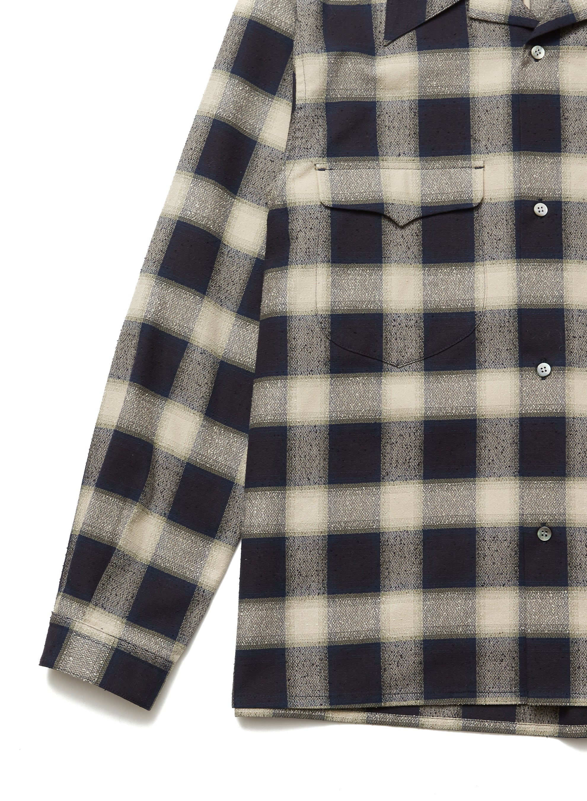 OMBRE OPEN-COLLAR SHIRT – SUGARHILL TOKYO