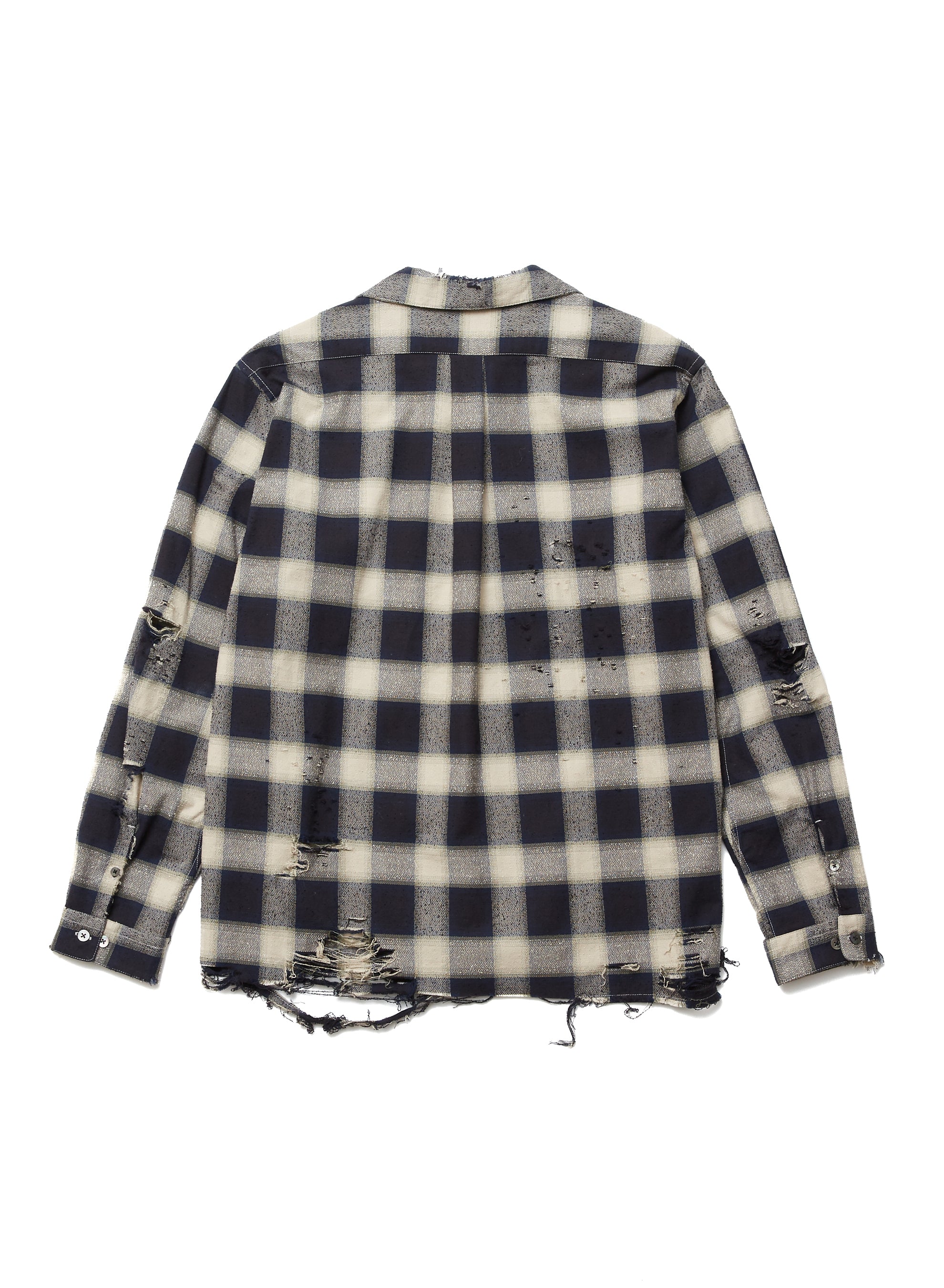 トップス SUGARHILL 22AW OMBRE CRASHED SHIR OMBRE CRASHED SHIRT – SUGARHILL TOKYO