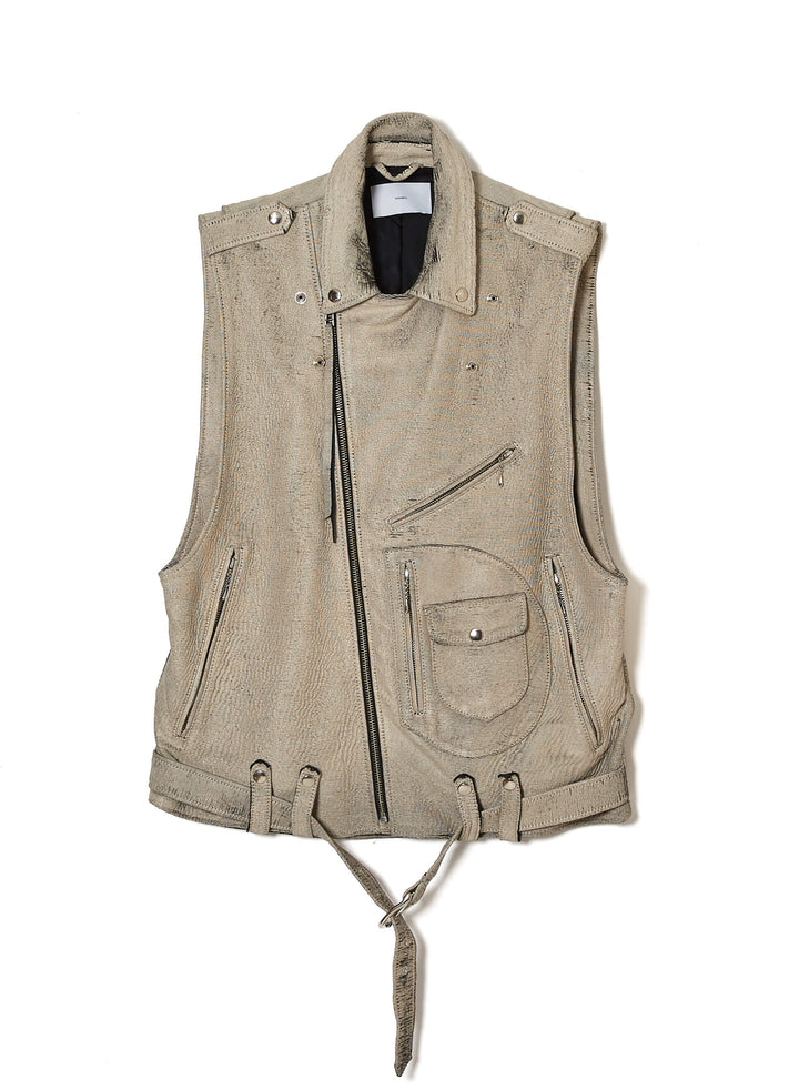 GILL LEATHER RIDER'S VEST