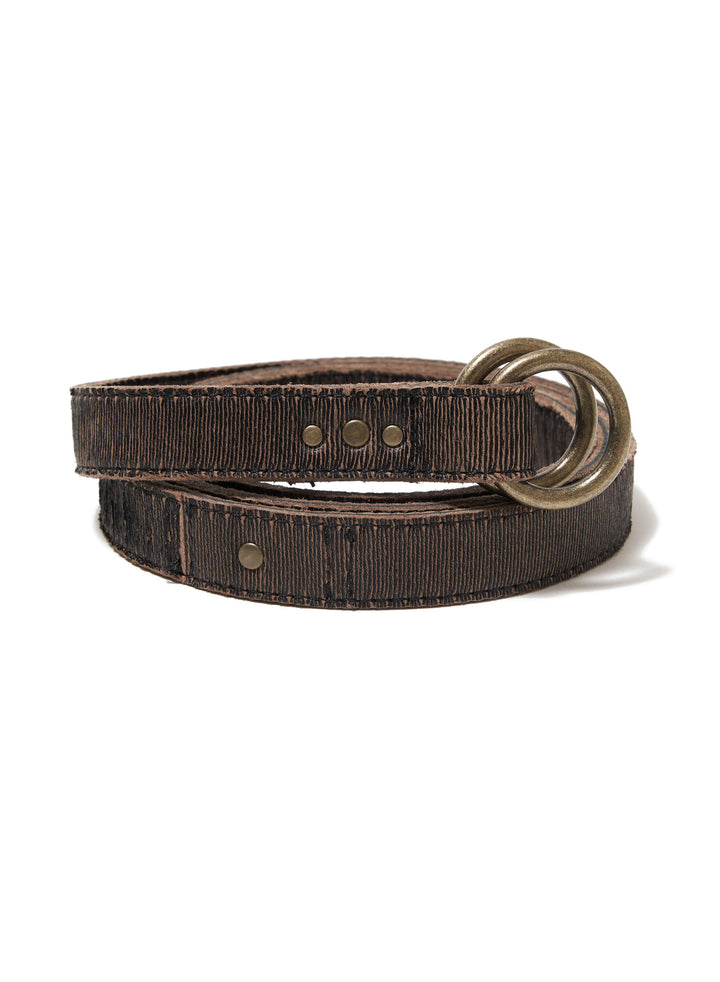 GILL LEATHER RING BELT