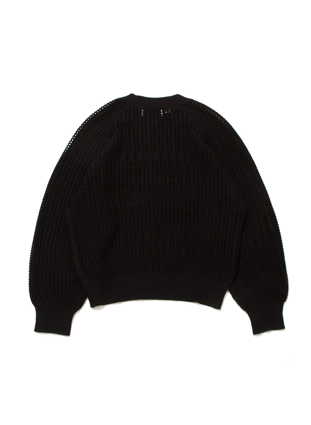 COTTON OPEN-WORK KNIT SWEATER