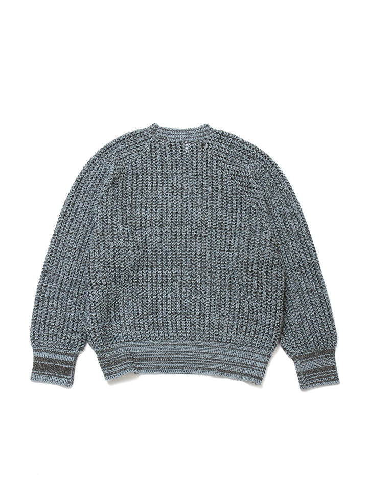 COTTON OPEN-WORK KNIT SWEATER