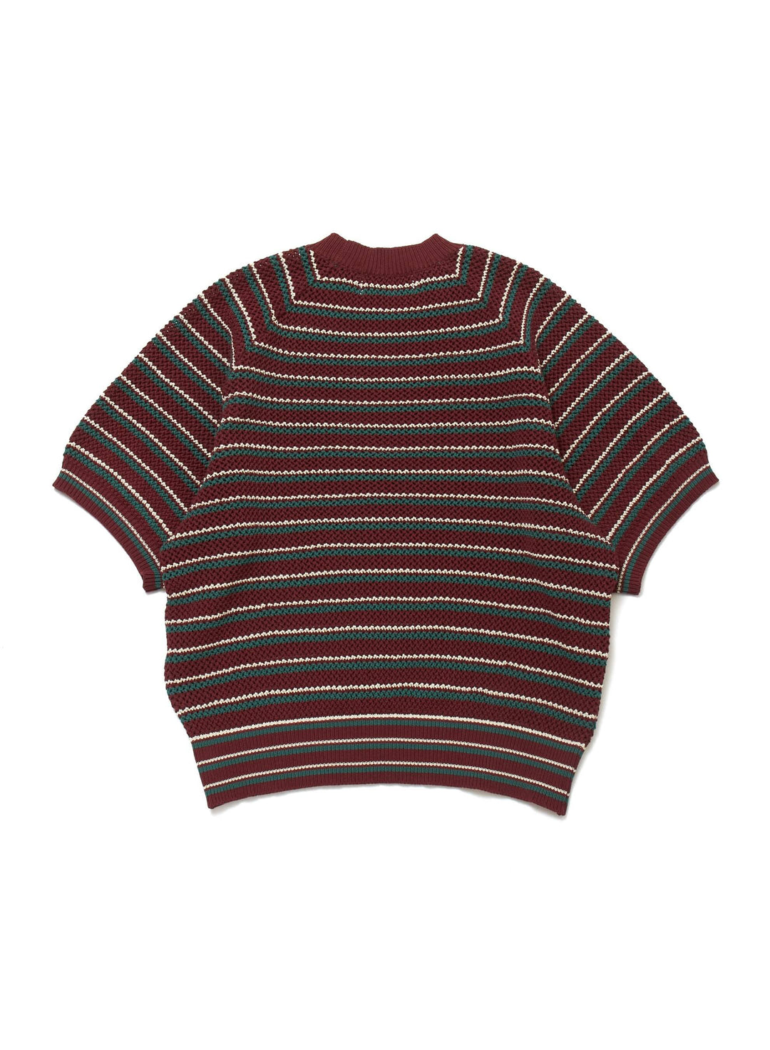 MULTI STRIPE COTTON KNIT TEE