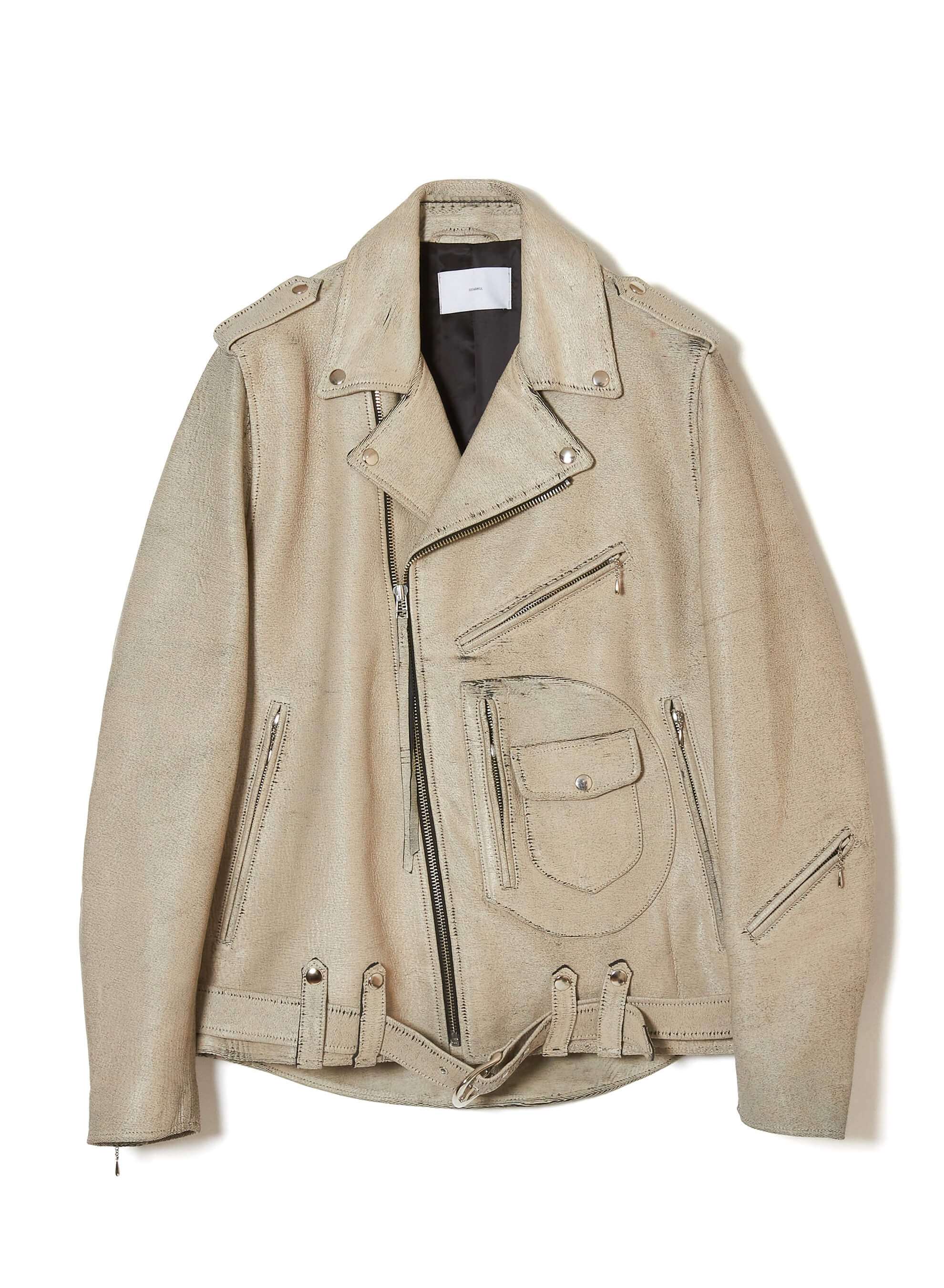 ジャケット・アウター SUGARHILL / GILL LEATHER JACKET 3RD TYPE SUGARHILL GILL LEATHER JACKET 3RD TYPE(GILL IVORY)｜シュガー