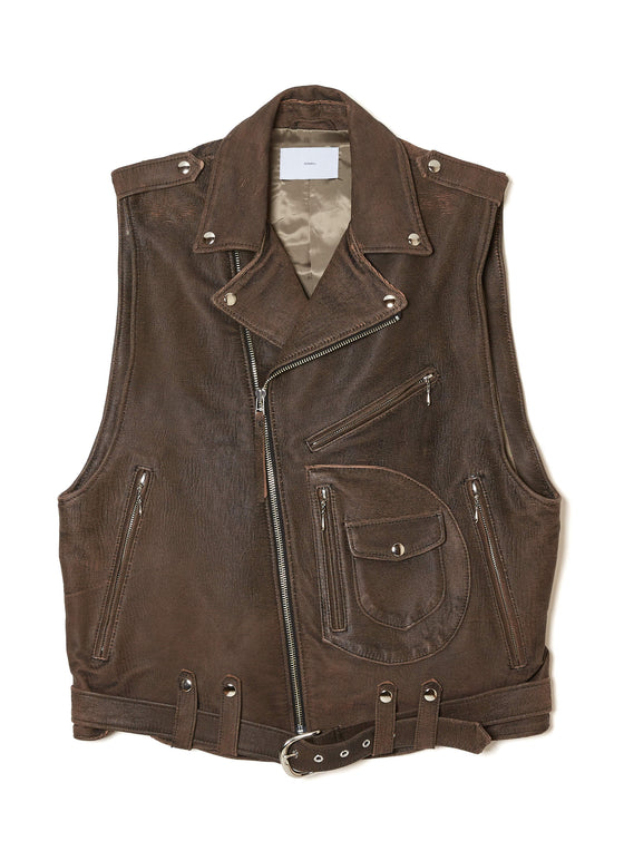 GILL LEATHER RIDER'S VEST