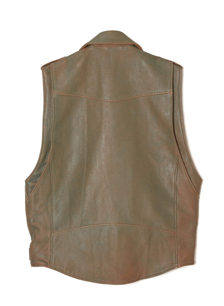 GILL LEATHER RIDER'S VEST