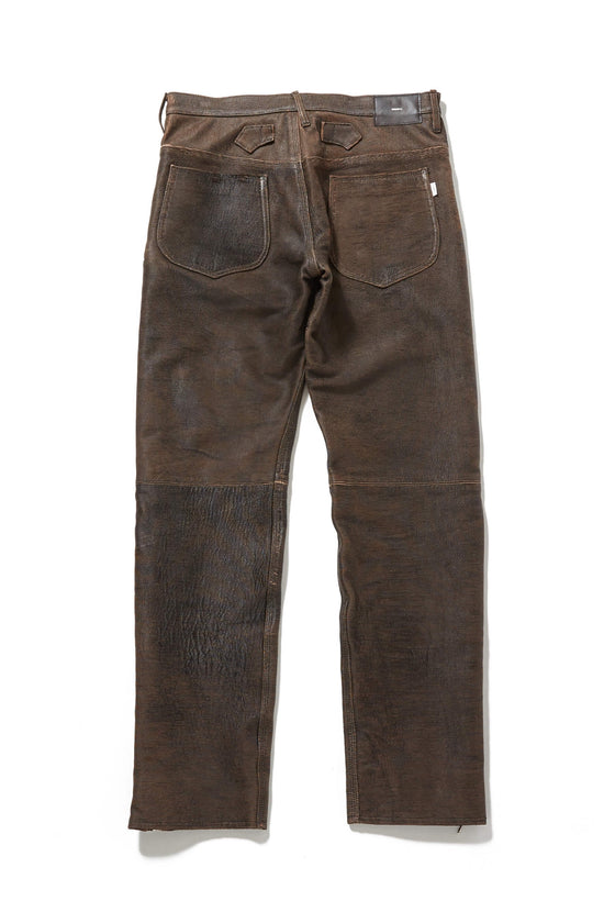 GILL LEATHER ZIP PANTS