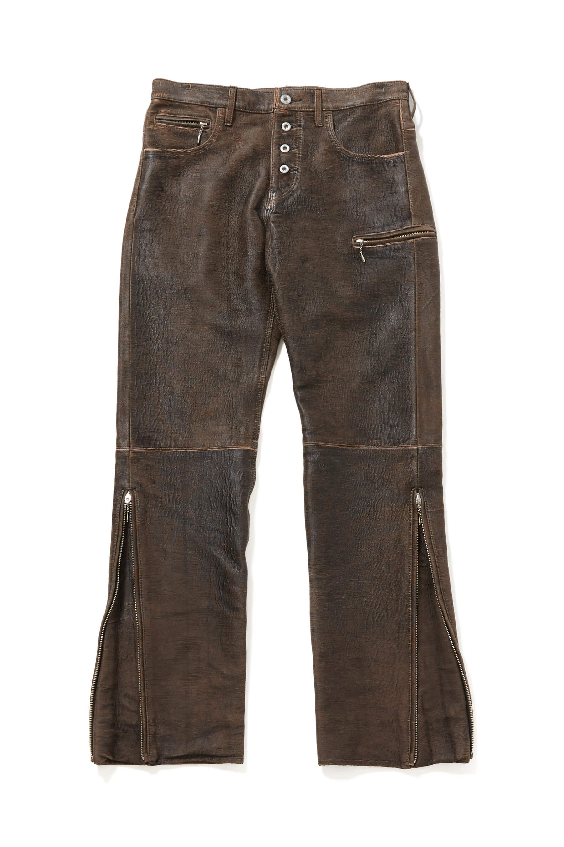 GILL LEATHER ZIP PANTS – SUGARHILL TOKYO