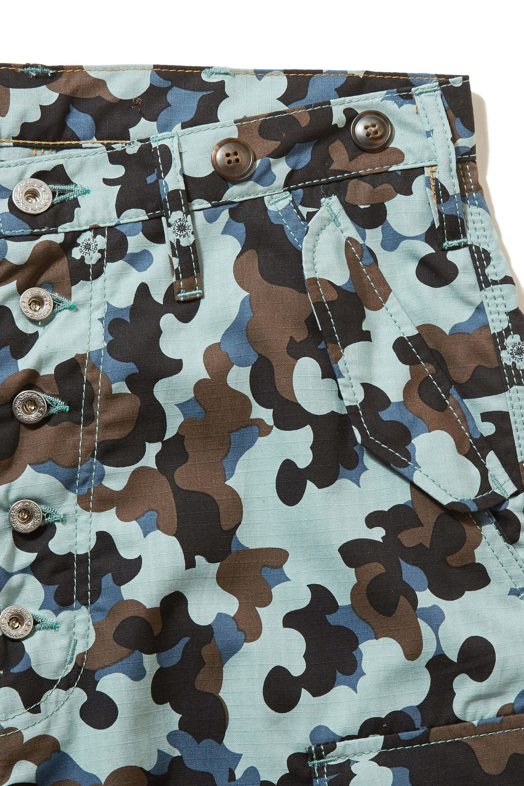 FLOWER CAMO CARGO TROUSERS 