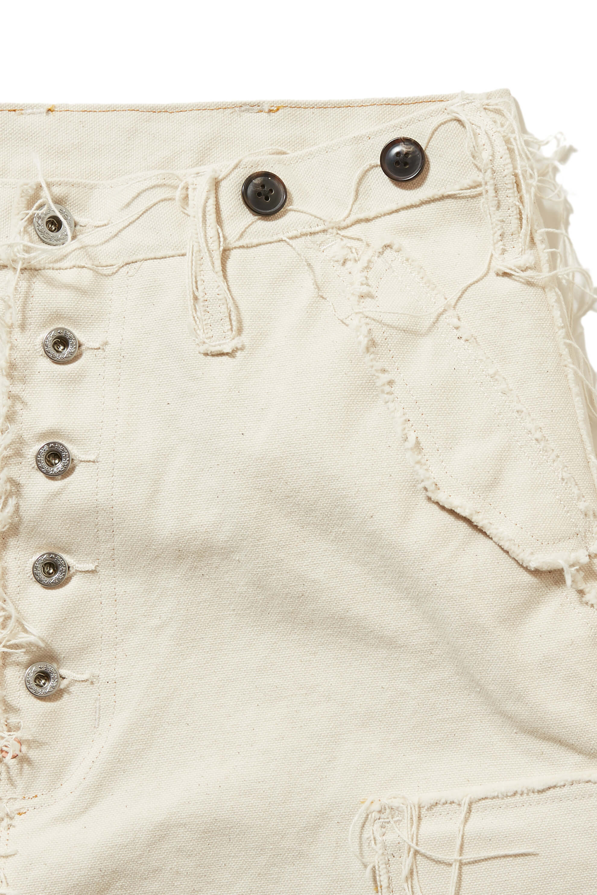 RAW-EDGE CANVAS CARGO PANTS – SUGARHILL TOKYO
